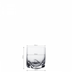 Kieliszki Tumbler 300 ml zestaw 4 szt - Anno Glas Lunasol META Glass