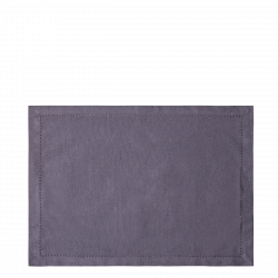 Stalowoszare bawełniane podkładki na talerz 32 x 48 cm 2 szt. - Basic Ambiente