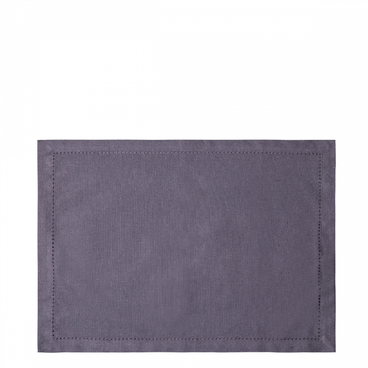 Stalowoszare bawełniane podkładki na talerz 32 x 48 cm 2 szt. - Basic Ambiente