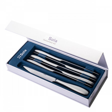 Noże do steków w pudełku magnetycznym zestaw 6 sztuk - Turin