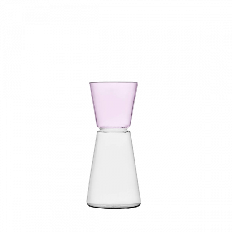 Karafka różowa/przezroczysta 500 ml - Ichendorf