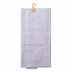 Jasnoszare bawełniane worek na sztućce 52 x 26 cm - Basic Ambiente