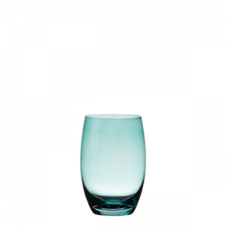 Kubki Tumbler turkusowe 460 ml, 6 sztuk - Optima Glas Lunasol