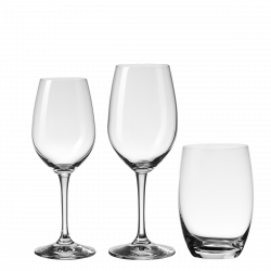 Zestaw startowy szklanek do użytku domowego 12 sztuk - BASIC Glas Lunasol