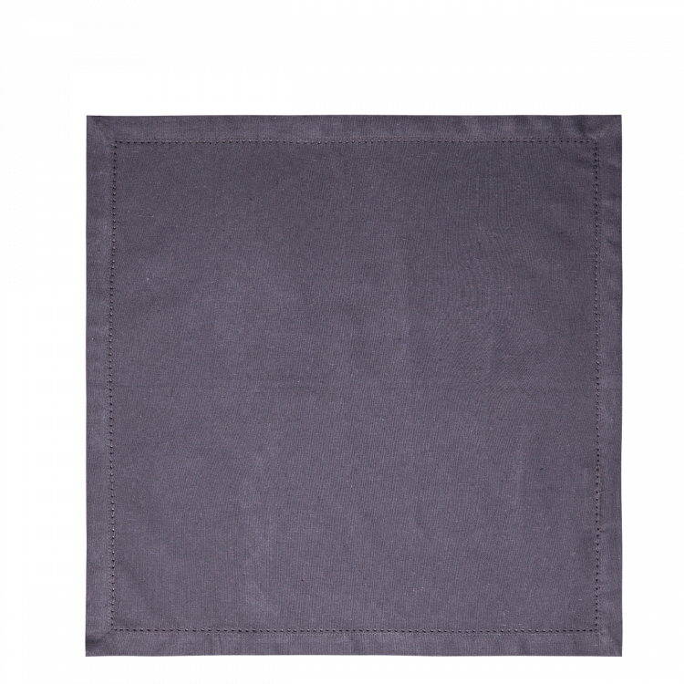 Stalowoszare bawełniane serwetki 45 x 45 cm 2 szt. - Basic Ambiente