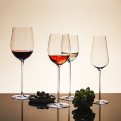 Kieliszki do czerwonego wina 650 ml zestaw 2 szt - FLOW Glas Platinum Line