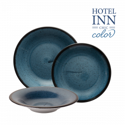 Zestaw porcelany blue 18 szt - Hotel Inn Chic color