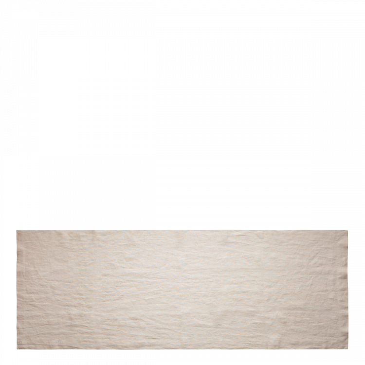Kredowy lniany bieżnik na stół 50 x 140 cm - Gaya Ambiente