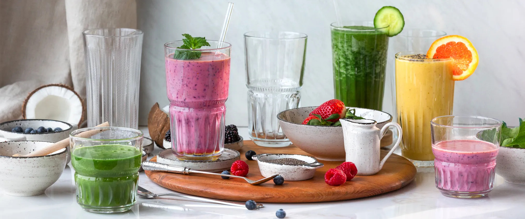 Energetyczny boost: Zmiksuj smoothie pełne kolorów, świeżości i orzeźwiających smaków 